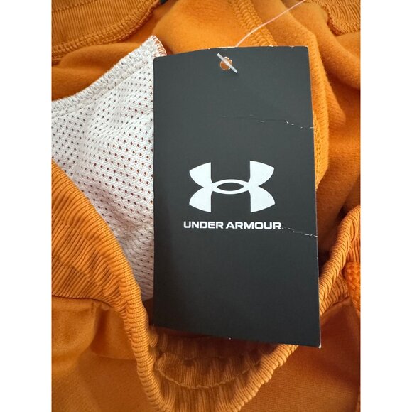 NWT Under Armour XL Mens Jogger Pants Orange Loose Fit 100% Polyester - Picture 16 of 16